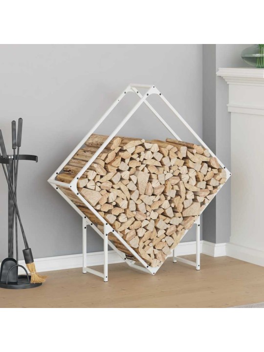 KÜTTEPUUREST VALGE 100X25X100 CM KÜLMVALTSITUD TERAS
