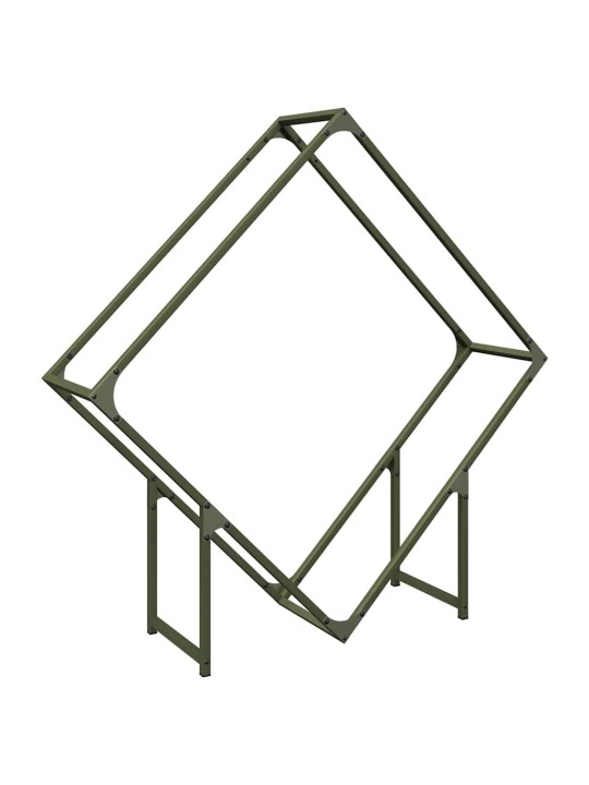 KÜTTEPUUREST OLIIVROHELINE 100X25X100 CM KÜLMVALTSITUD TERAS