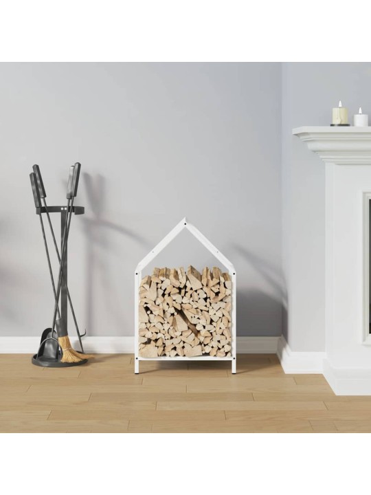 KÜTTEPUUDE REST, VALGE, 40X25X60 CM, KÜLMVALTSITUD TERAS
