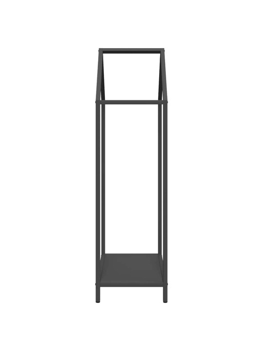KÜTTEPUUREST MUST 40X25X90 CM KÜLMVALTSITUD TERAS