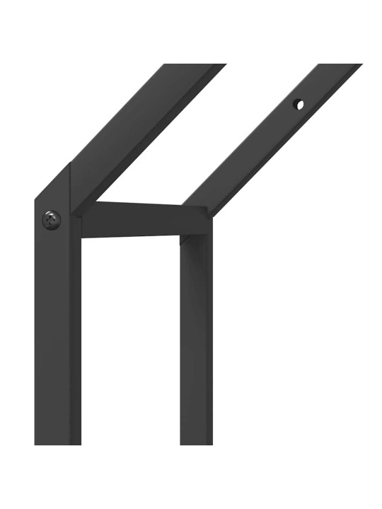 KÜTTEPUUREST MUST 40X25X90 CM KÜLMVALTSITUD TERAS
