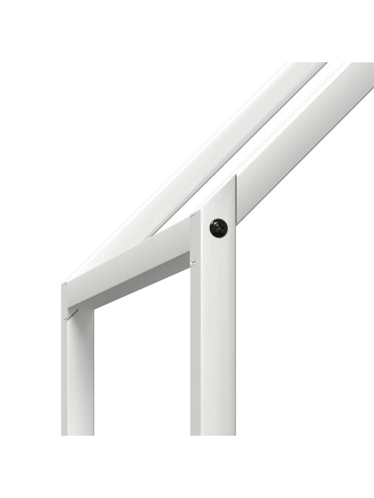 KÜTTEPUUREST VALGE 60X25X60 CM KÜLMVALTSITUD TERAS