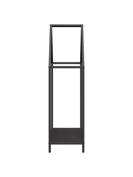 KÜTTEPUUREST MUST 60X25X90 CM KÜLMVALTSITUD TERAS