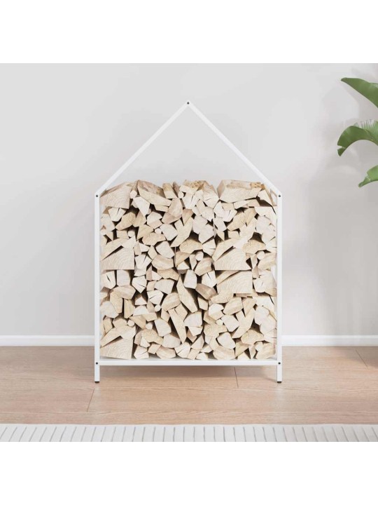 KÜTTEPUUREST VALGE 60X25X90 CM KÜLMVALTSITUD TERAS