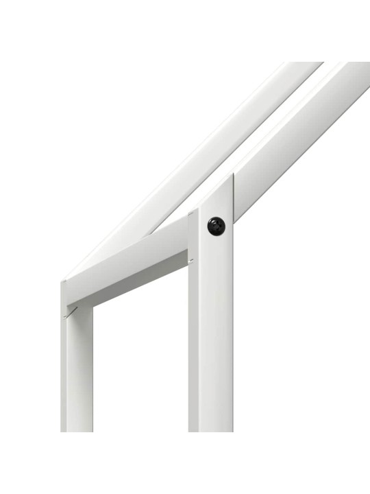 KÜTTEPUUREST VALGE 60X25X90 CM KÜLMVALTSITUD TERAS