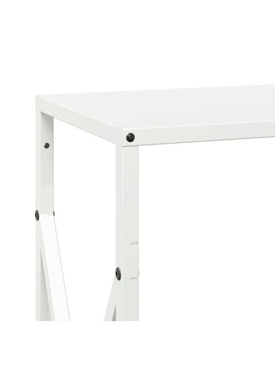 KÜTTEPUUREST VALGE 34X25X70 CM KÜLMVALTSITUD TERAS