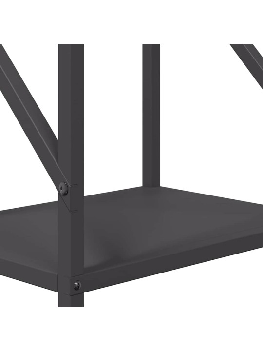 KÜTTEPUUREST MUST 34X25X100 CM KÜLMVALTSITUD TERAS