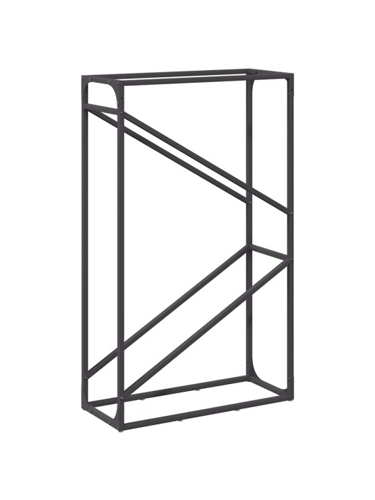 KÜTTEPUUREST MUST 60X25X100 CM KÜLMVALTSITUD TERAS