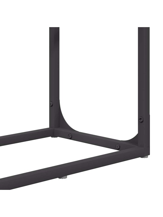 KÜTTEPUUREST MUST 60X25X100 CM KÜLMVALTSITUD TERAS