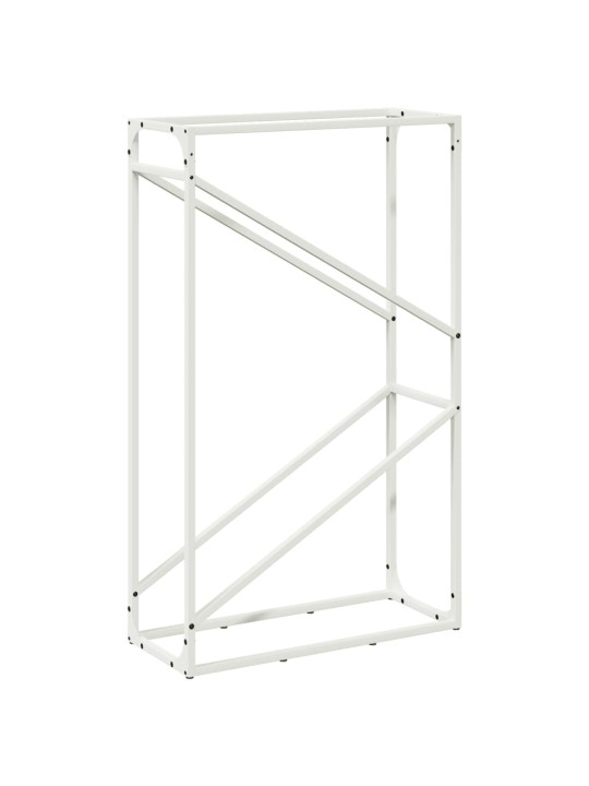 KÜTTEPUUREST VALGE 60X25X100 CM KÜLMVALTSITUD TERAS