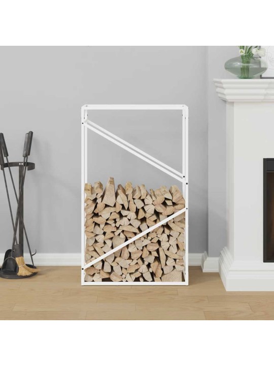 KÜTTEPUUREST VALGE 60X25X100 CM KÜLMVALTSITUD TERAS