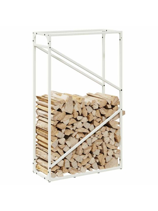 KÜTTEPUUREST VALGE 60X25X100 CM KÜLMVALTSITUD TERAS