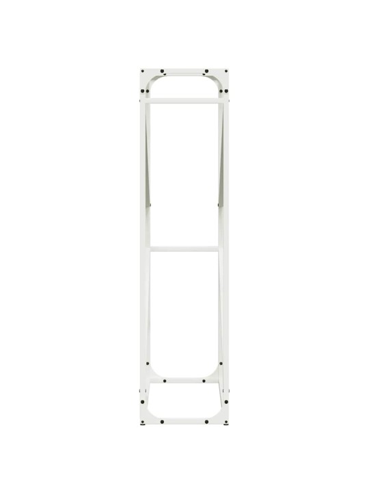 KÜTTEPUUREST VALGE 60X25X100 CM KÜLMVALTSITUD TERAS