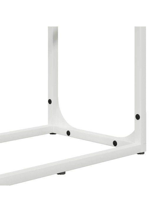 KÜTTEPUUREST VALGE 60X25X100 CM KÜLMVALTSITUD TERAS
