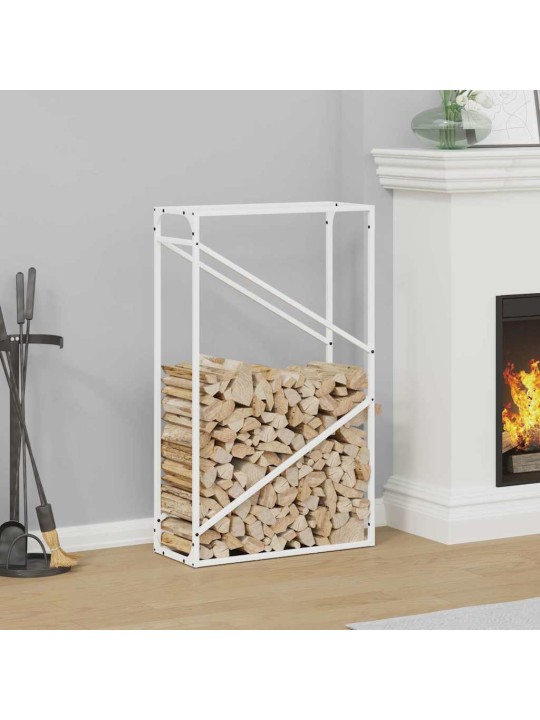 KÜTTEPUUREST VALGE 60X25X100 CM KÜLMVALTSITUD TERAS
