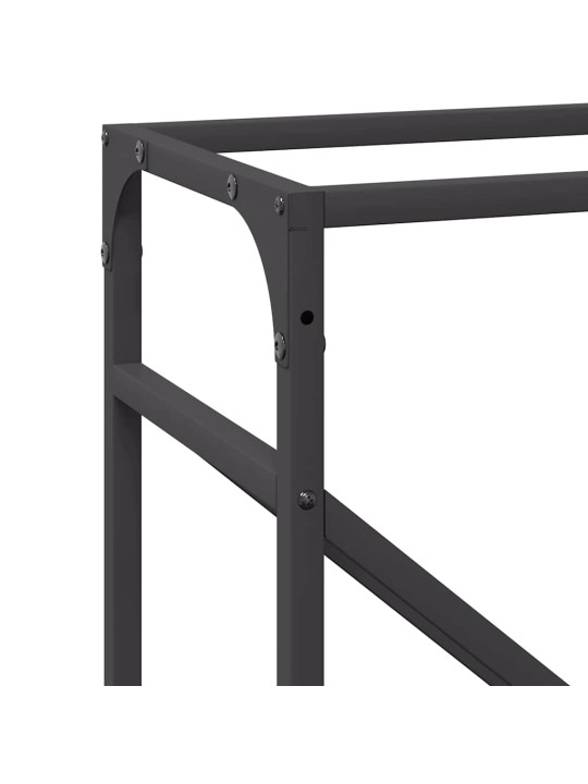 KÜTTEPUUREST MUST 40X25X100 CM KÜLMVALTSITUD TERAS