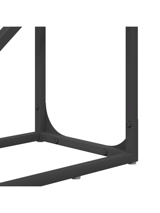 KÜTTEPUUREST MUST 40X25X100 CM KÜLMVALTSITUD TERAS