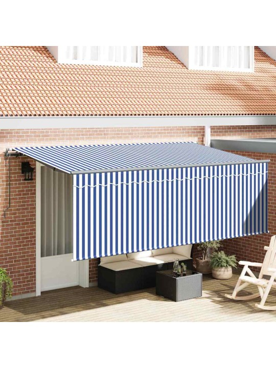 Päevavari koos rulooga cream 350 x 200 x 120 cm kangas, metall