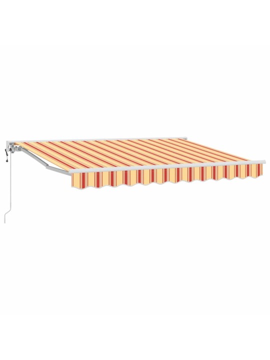 Sissetõmmatav varikatus mitmevärviline triip 350x200 cm