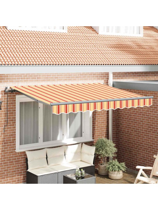 Sissetõmmatav varikatus mitmevärviline 350 x 200 cm