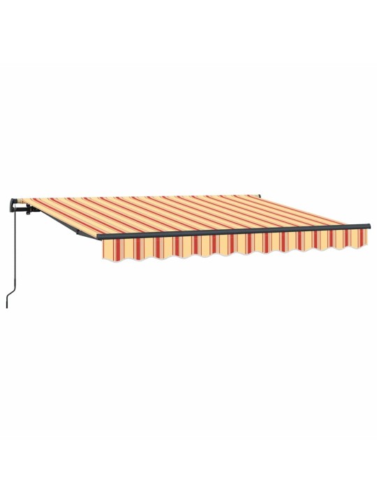 Sissetõmmatav varikatus mitmevärviline 350 x 200 cm