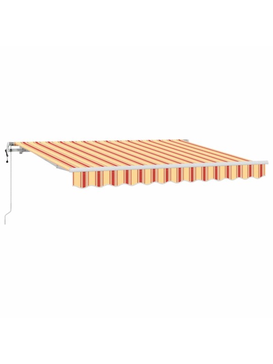 Sissetõmmatav varikatus mitmevärviline 350 x 200 cm