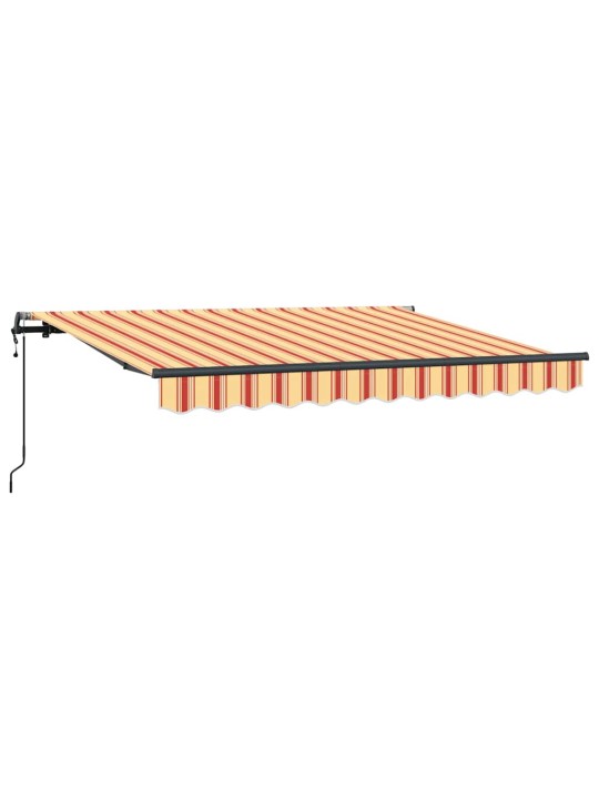 Sissetõmmatav varikatus mitmevärviline 350 x 200 cm