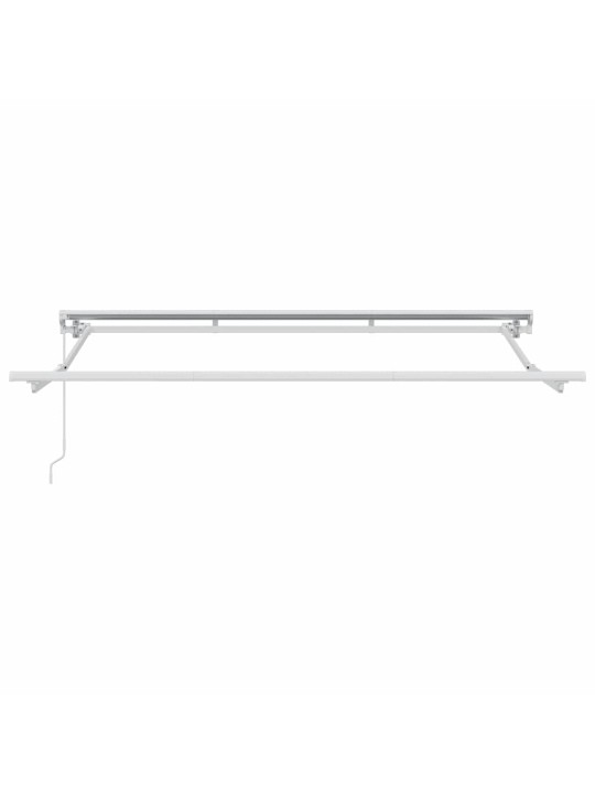 Sissetõmmatav varikatus valge 350x200 cm kangas