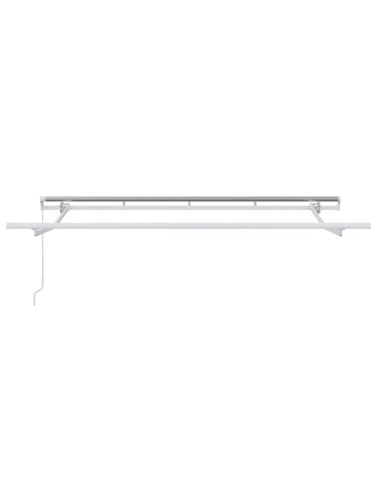 Sissetõmmatav varikatus valge 350 x 200 cm