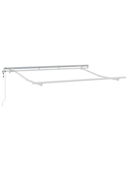 Sissetõmmatav varikatus valge 350 x 200 cm