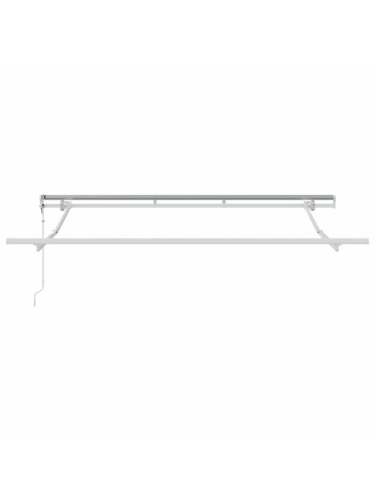 Sissetõmmatav varikatus valge 350 x 200 cm