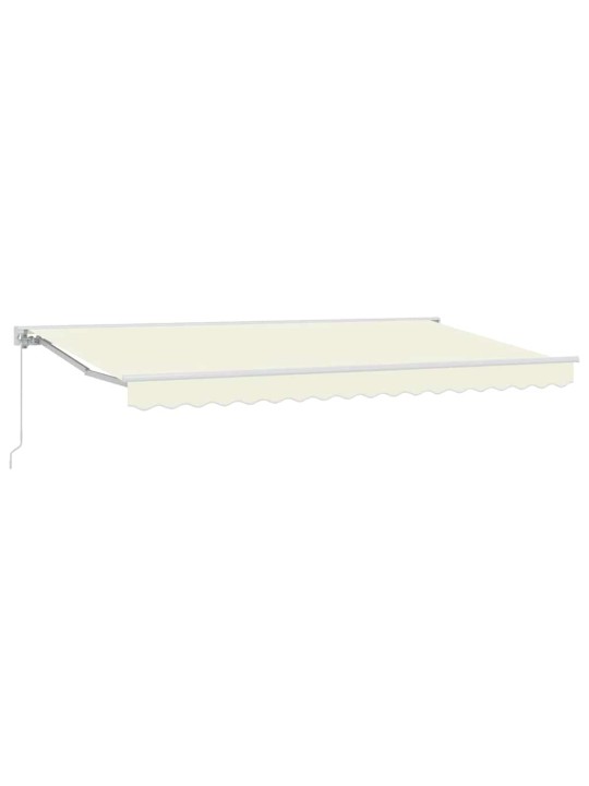 Sissetõmmatav varikatus cream 400x200 cm kangas