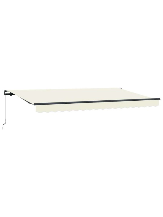 Sissetõmmatav varikatus cream 400 x 200 cm