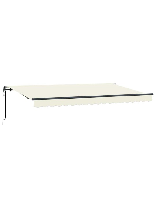 Sissetõmmatav varikatus cream 400 x 200 cm