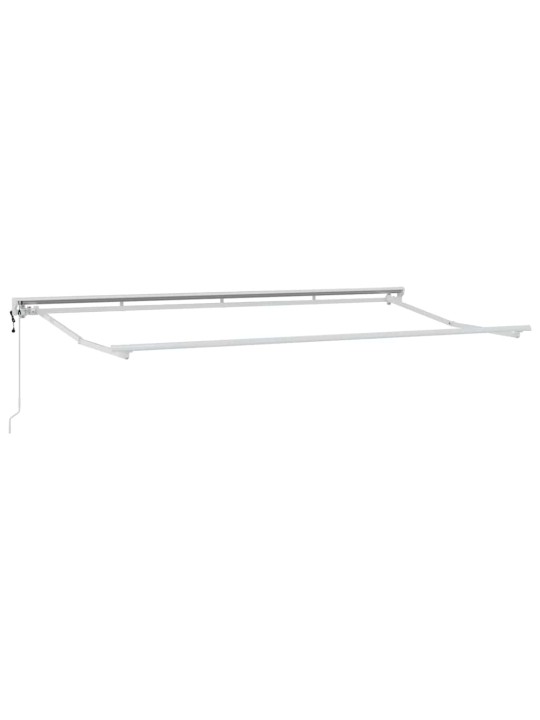 Elektriline lükandvarikatus kreem ja valge 400 x 200 cm