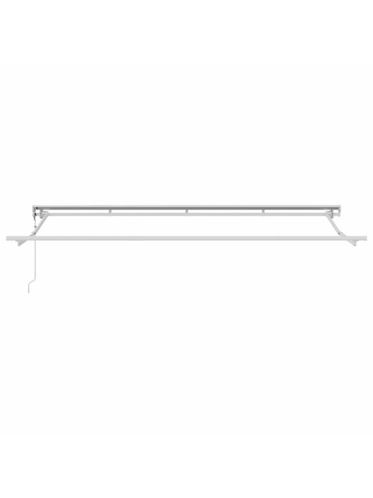 Elektriline lükandvarikatus kreem ja valge 400 x 200 cm