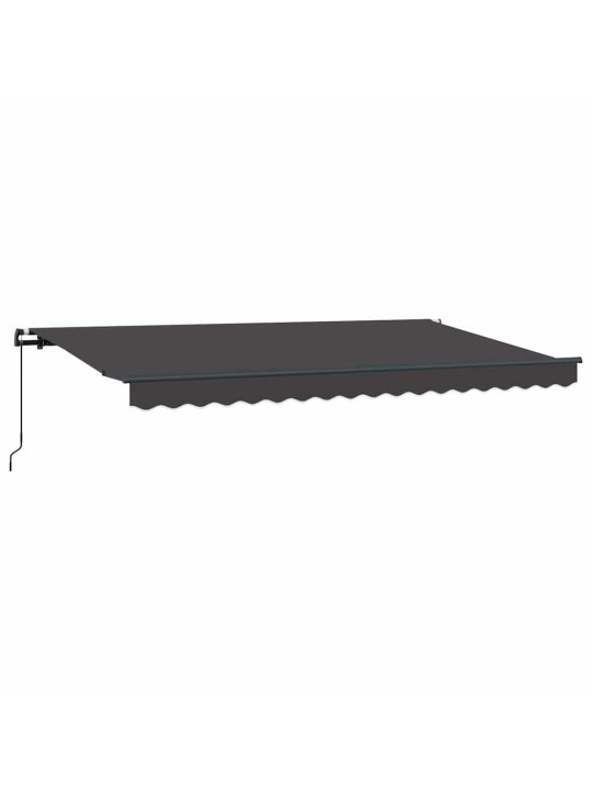 Sissetõmmatav varikatus antratsiit 400 x 200 cm
