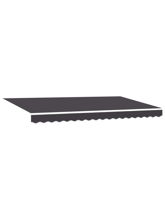 Sissetõmmatav varikatus antratsiit 400 x 200 cm kangas