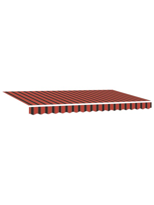 Sissetõmmatav varikatus mitmevärviline triip 400x200 cm