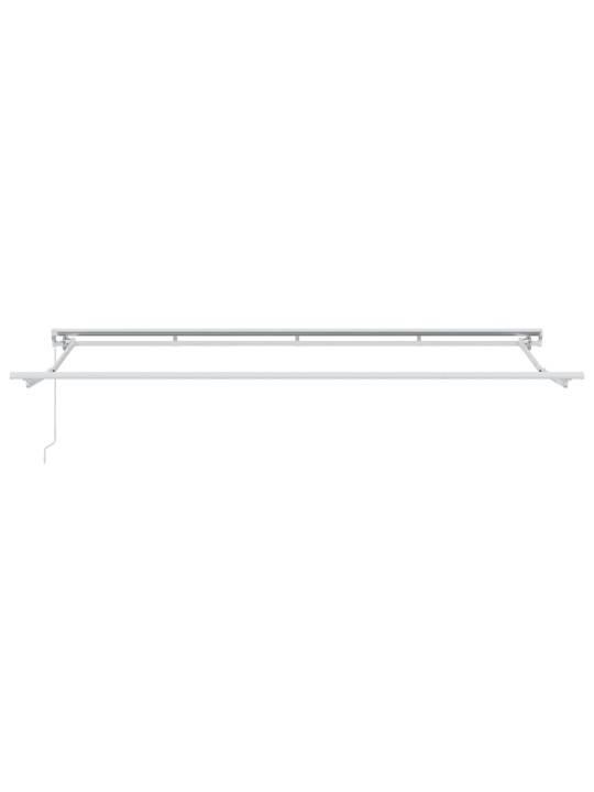 Sissetõmmatav varikatus mitmevärviline triip 400x200 cm