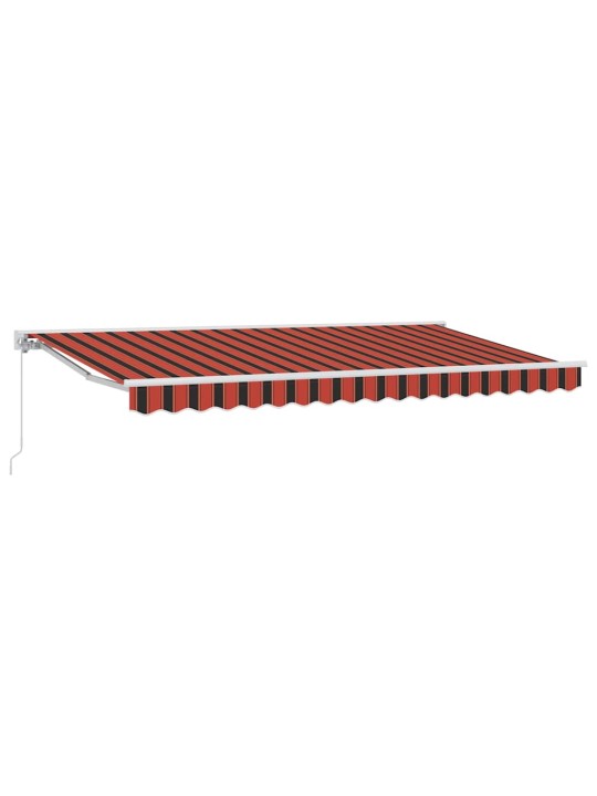 Sissetõmmatav varikatus mitmevärviline triip 400x200 cm