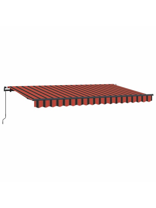 Sissetõmmatav varikatus mitmevärviline 400 x 200 cm
