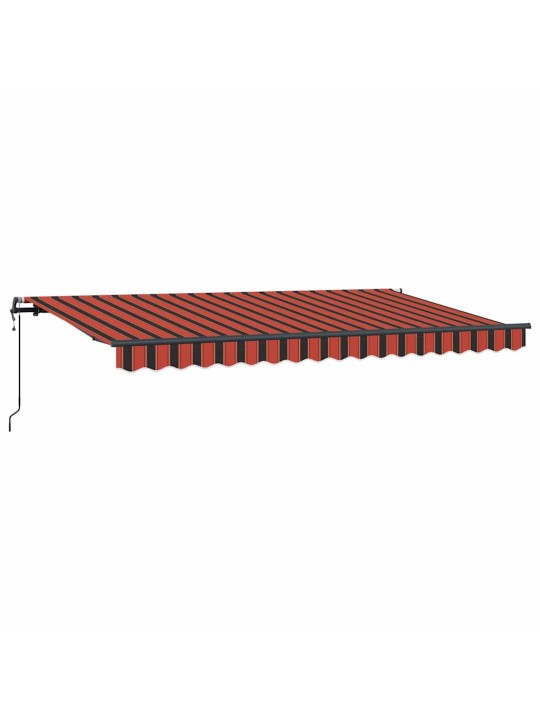 Sissetõmmatav varikatus mitmevärviline 400 x 200 cm