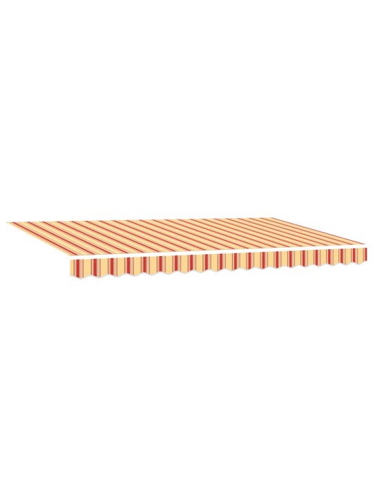 Sissetõmmatav varikatus mitmevärviline triip 400x200 cm