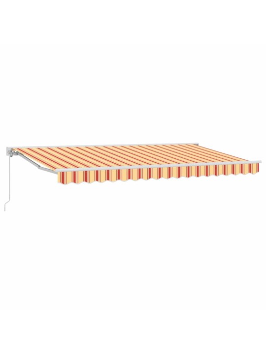 Sissetõmmatav varikatus mitmevärviline triip 400x200 cm