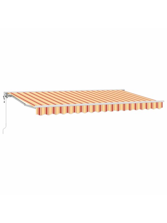 Sissetõmmatav varikatus mitmevärviline triip 400x200 cm
