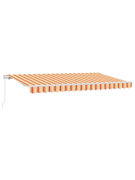 Sissetõmmatav varikatus mitmevärviline 400 x 200 cm