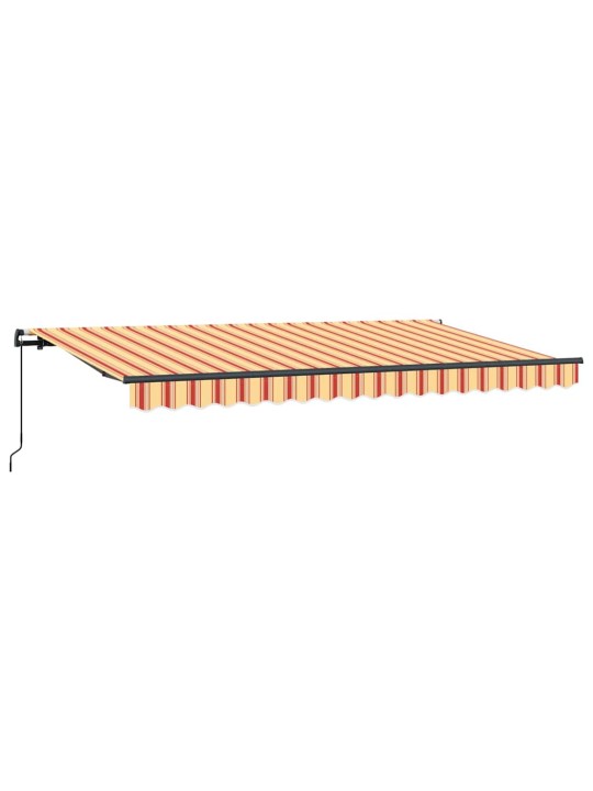 Sissetõmmatav varikatus mitmevärviline 400 x 200 cm