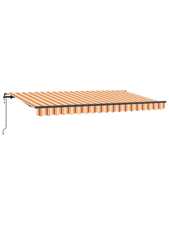 Sissetõmmatav varikatus mitmevärviline 400 x 200 cm