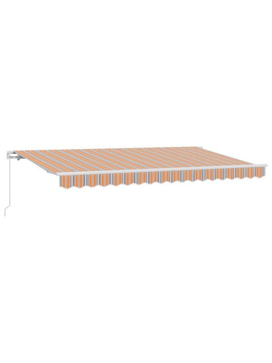 Sissetõmmatav varikatus mitmevärviline 400 x 200 cm